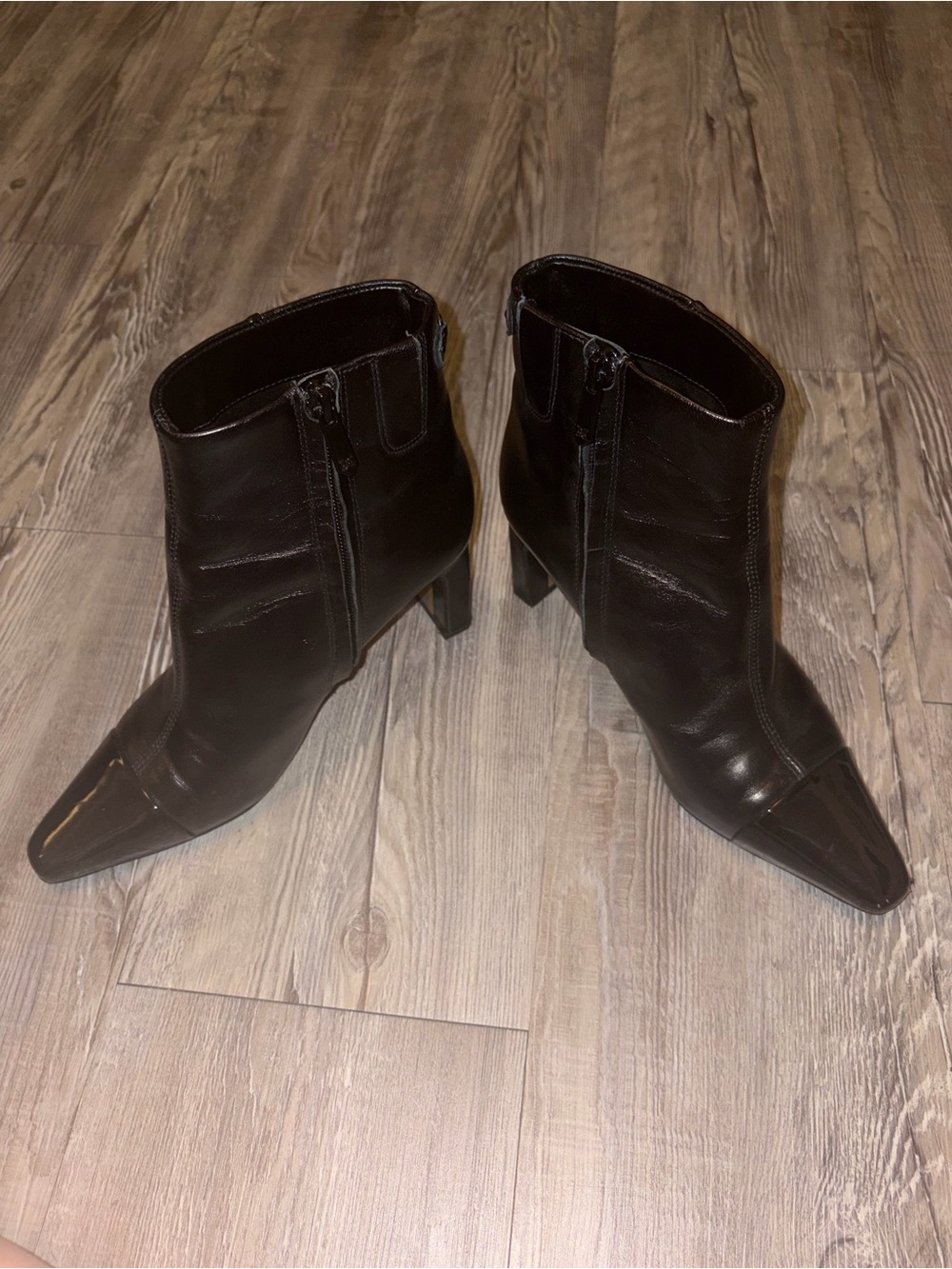 Sam Edelman Women's Black Pointed Toe Ankle Boots